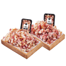 Noordertrots ambachtelijke magere spekblokjes of -reepjes